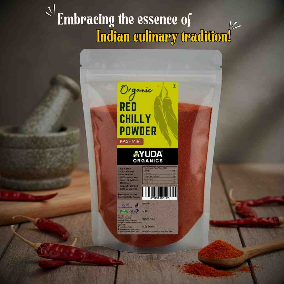 Organic Kashmiri Red Chilly Powder