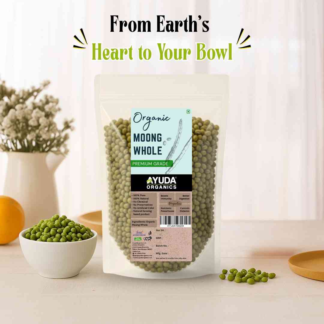 Organic Whole Moong