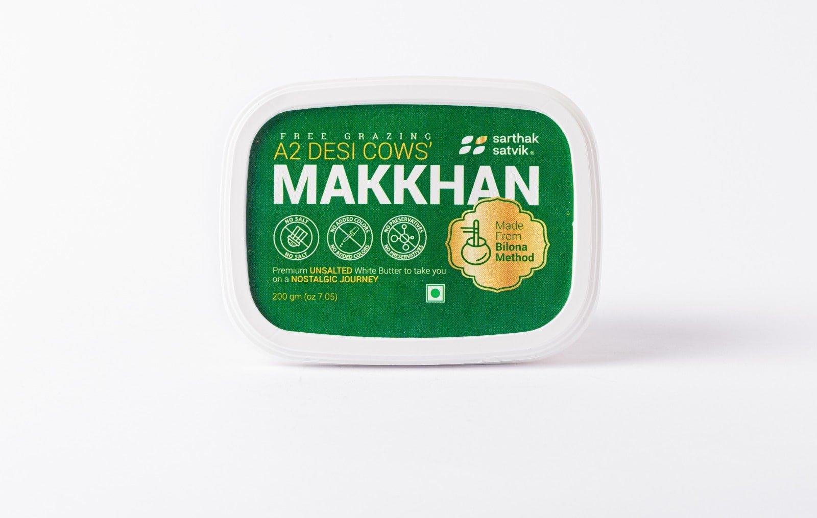 A2 Desi Cow Makkhan (Unsalted Butter)
