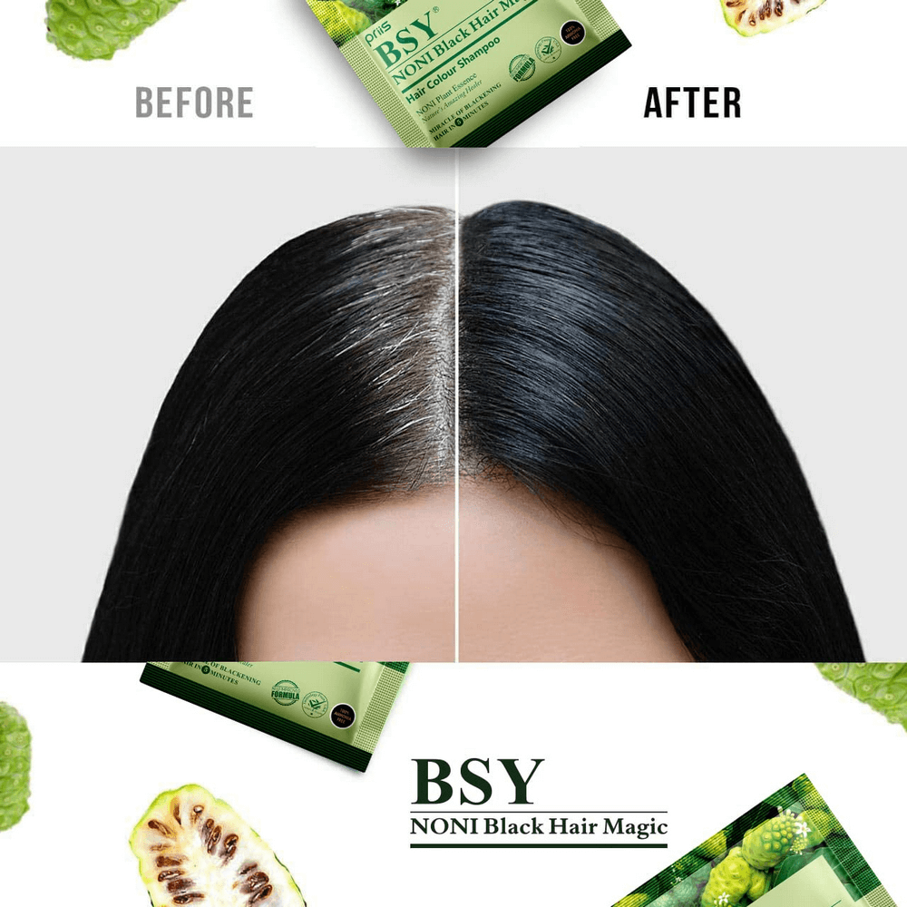 PRIIS Trading Company BSY Noni Black Hair Color Shampoo