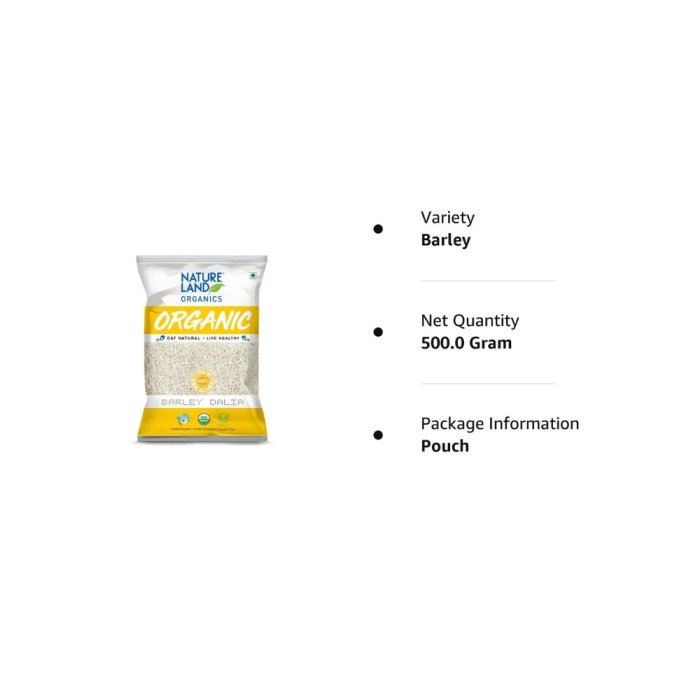 Natureland Organics Barley Dalia