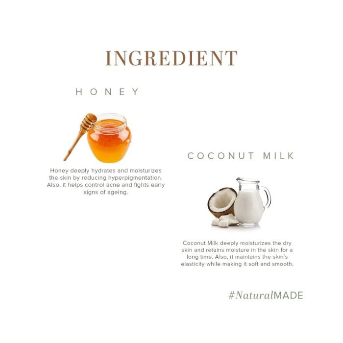 Khadi Naturals Coconut Milk & Honey Soap