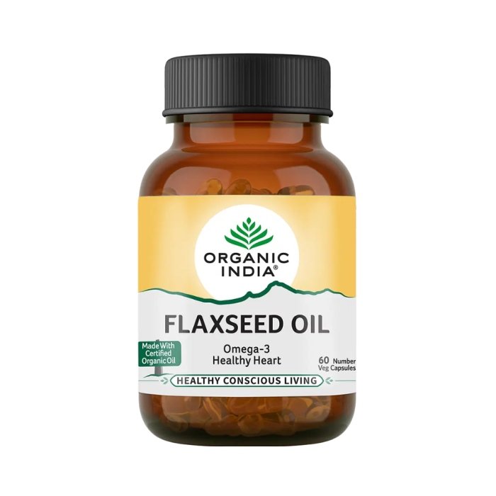 Organic India Flaxseed Oil Capsule