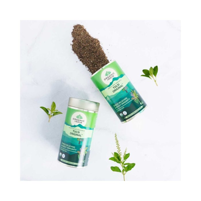 Organic India Tulsi Original - Caffeine Free Tin