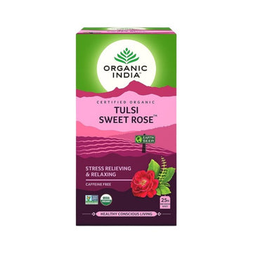 Organic India Tulsi Sweet Rose - Caffeine Free