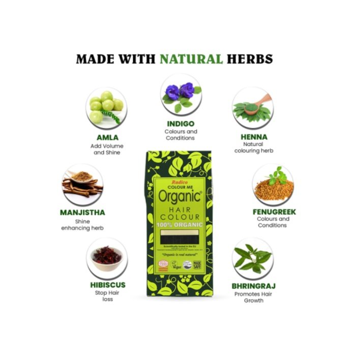 Radico Organic Hair Color Organic - Brown