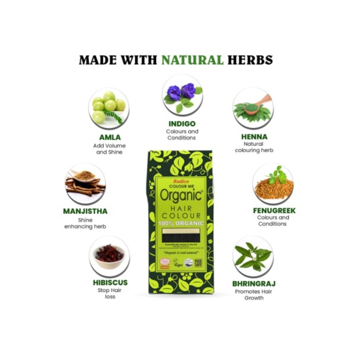 Radico Organic Hair Color Organic - Dark Brown