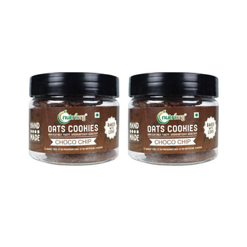 Nutriorg Oats Cookies Choco Chip (Pack of 2x110g)