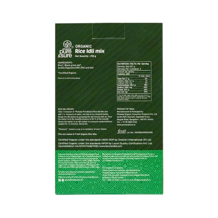 Pure & Sure Rice Idly Mix