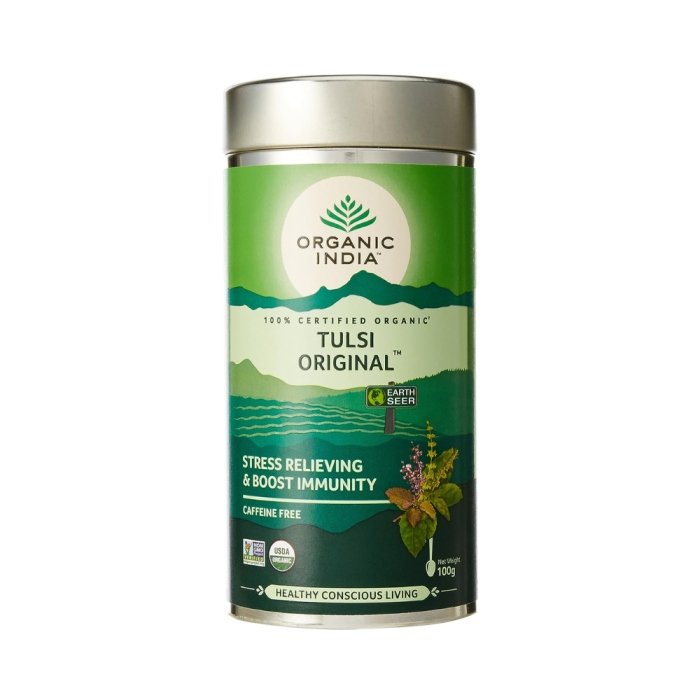 Organic India Tulsi Original - Caffeine Free Tin