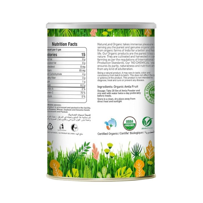 Natureland Organics Wheat Grass Powder