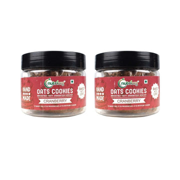 Nutriorg Oats Cookies Cranberry (Pack of 2x110g)