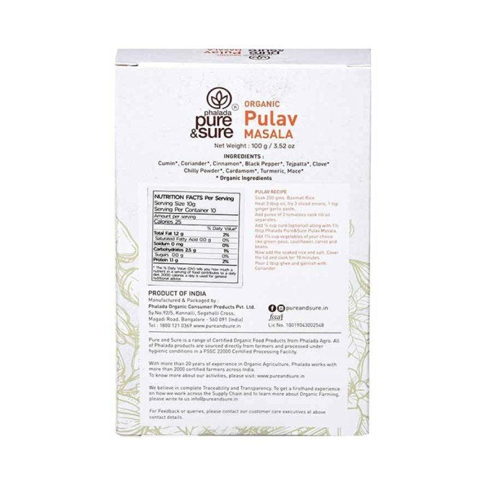 Pure & Sure Pulav Masala