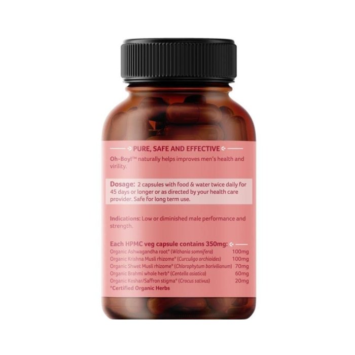 Organic India OH Boy - Men's Virility Capsule