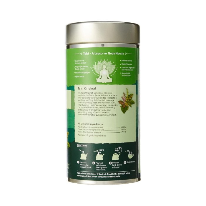 Organic India Tulsi Original - Caffeine Free Tin