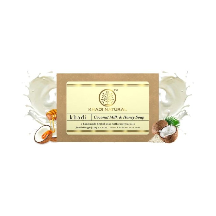 Khadi Naturals Coconut Milk & Honey Soap
