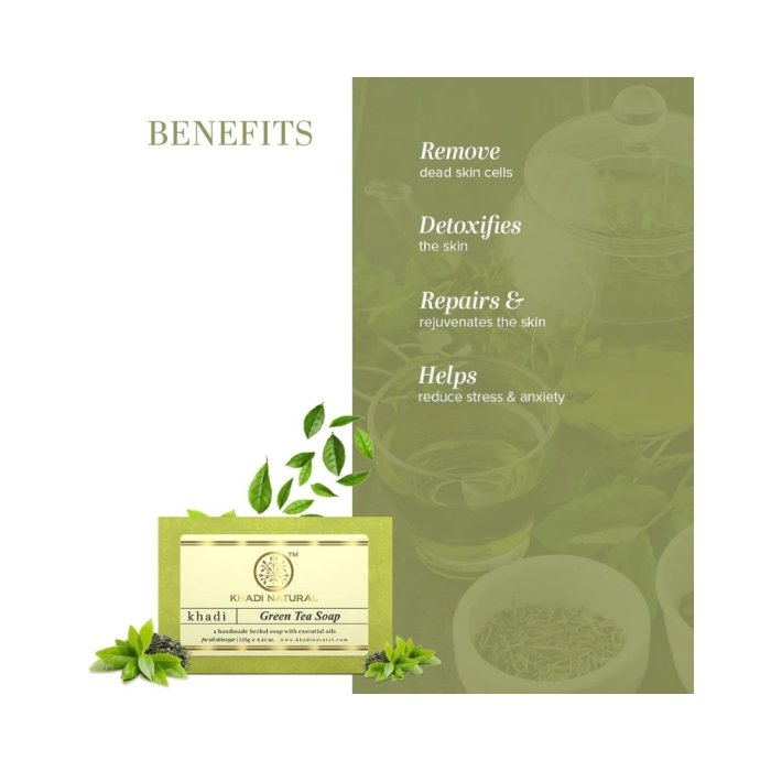 Khadi Naturals Green Tea Soap