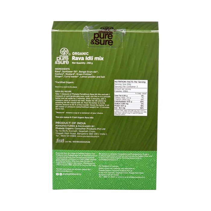 Pure & Sure Rava Idly Mix