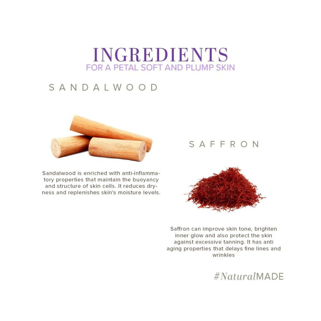 Khadi Naturals Sandalwood & Kesar Moisturiser