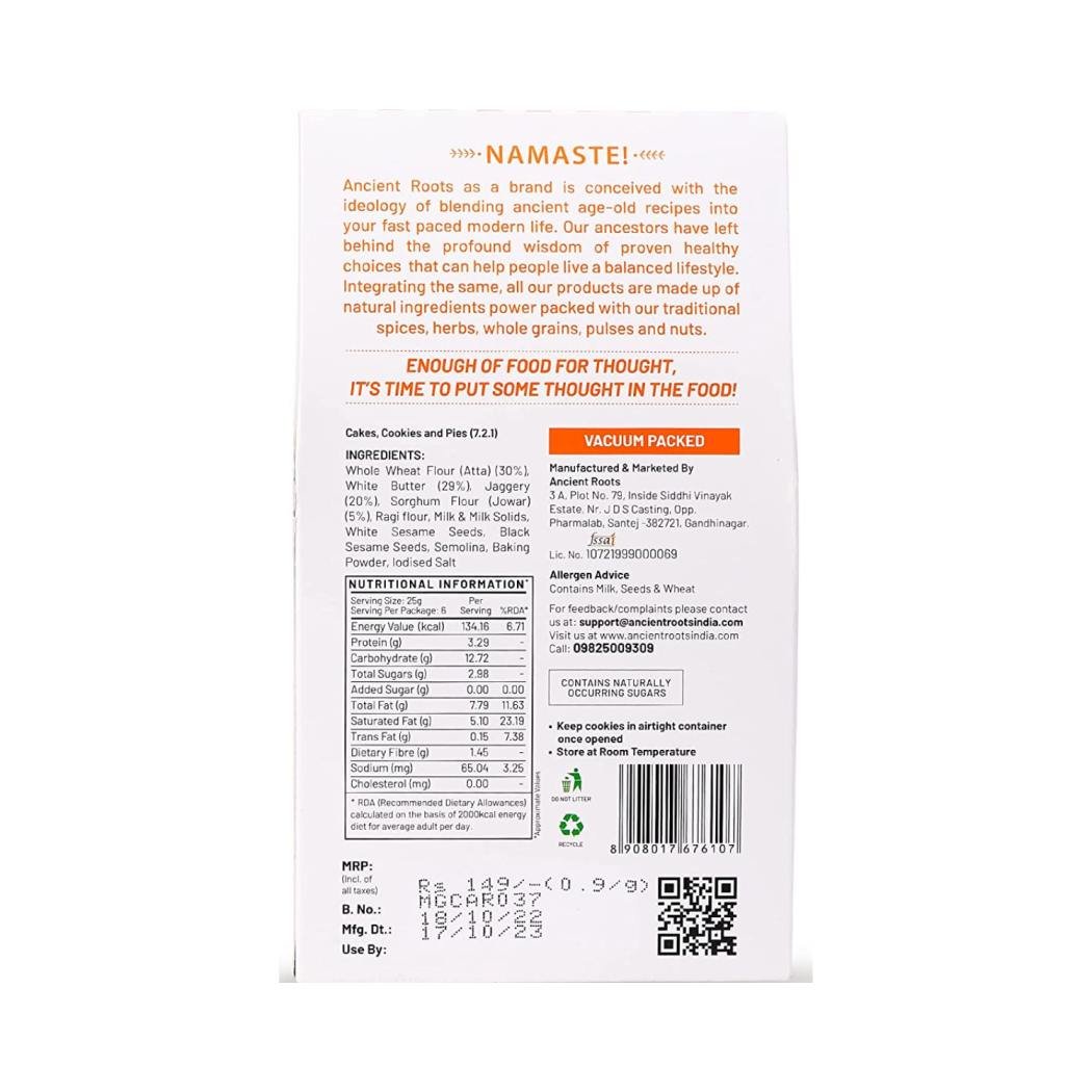 Ancient Roots Multigrain Cookies