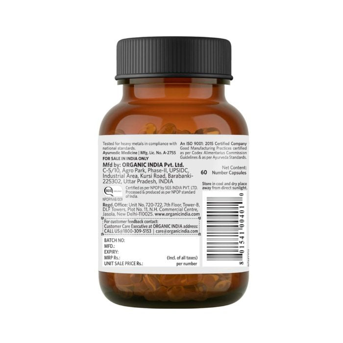 Organic India Bowel Care Capsule