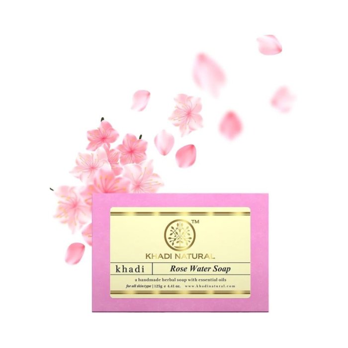 Khadi Naturals Rose Water Soap