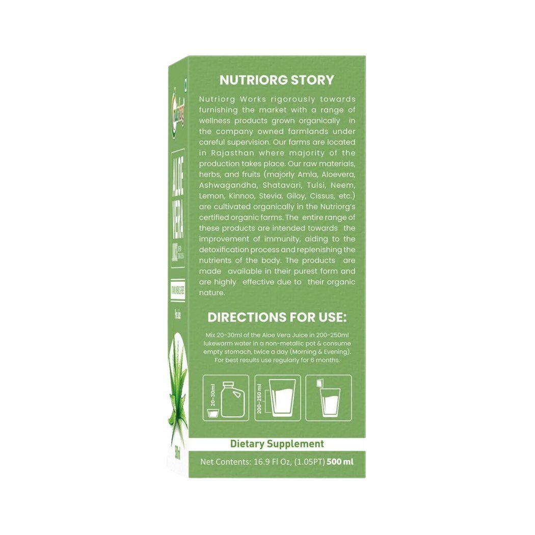 Nutriorg Aloevera Juice