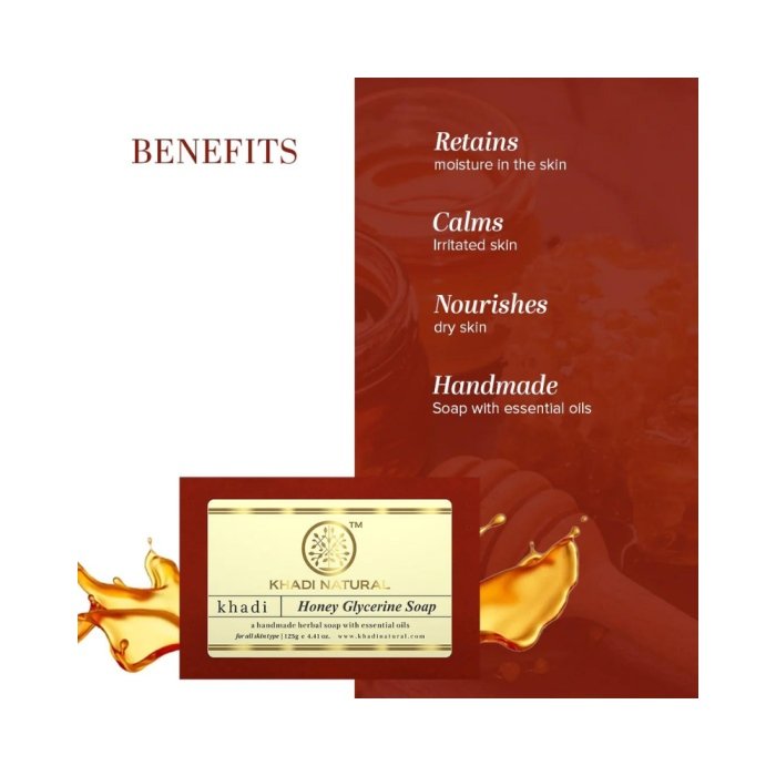 Khadi Naturals Honey Glycerine Soap