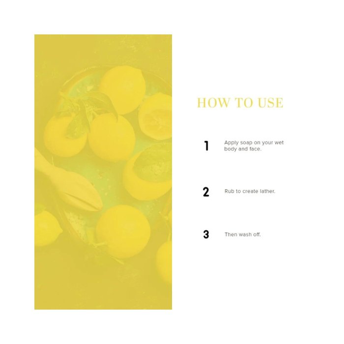 Khadi Naturals Lemon Soap