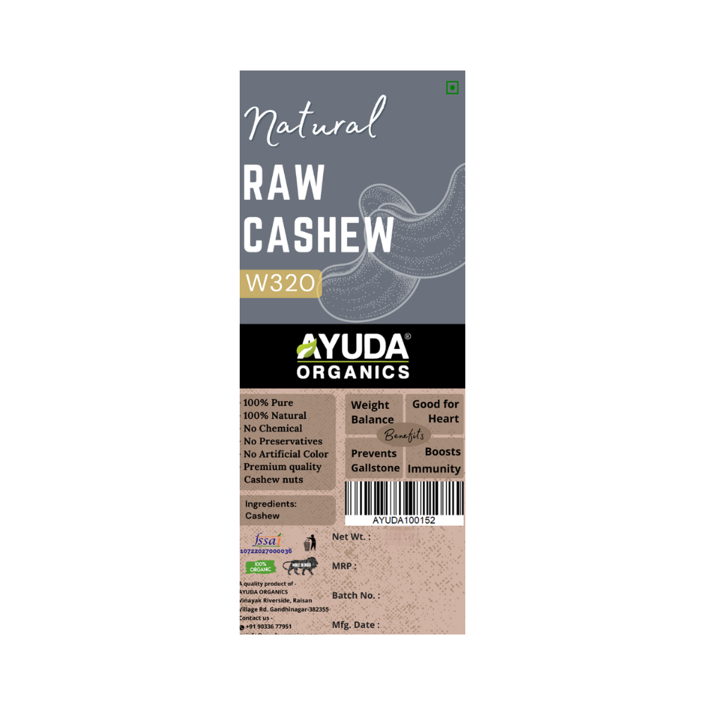 Ayuda Organics Cashew (Kaju W320)