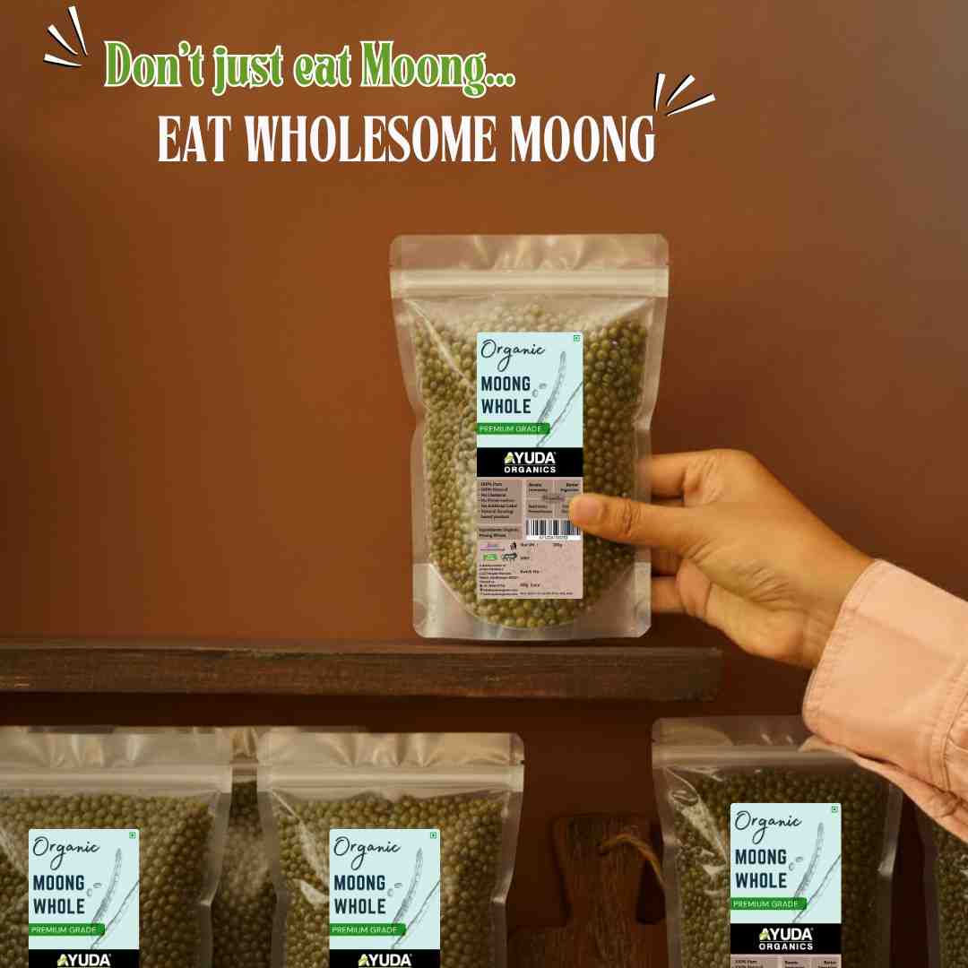 Organic Whole Moong