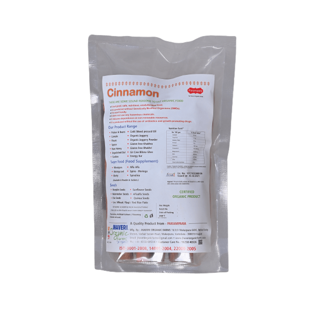 Jhaveri Organic Cinnamon Whole