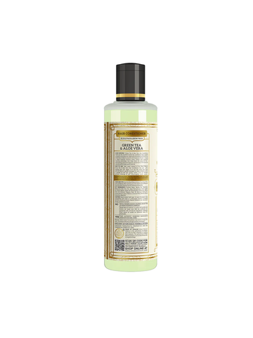 Khadi Naturals Greentea & Alovera Hair Conditioner (SLS & Paraben Free)