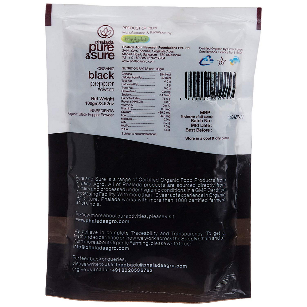 Pure & Sure Black Pepper Powder