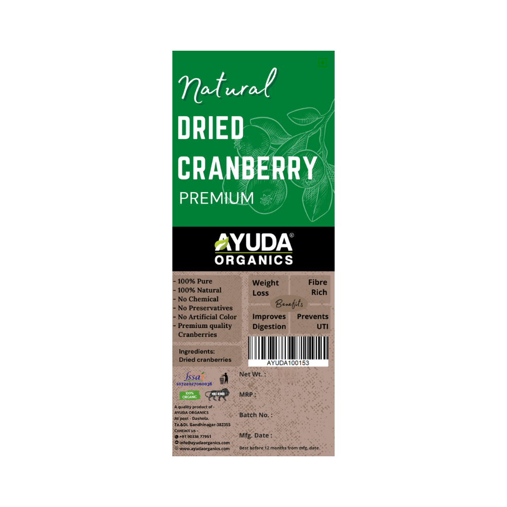 Ayuda Organics Cranberries