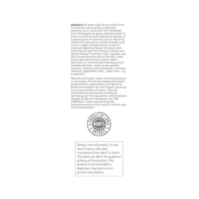 Natureland Organics Aloevera Juice