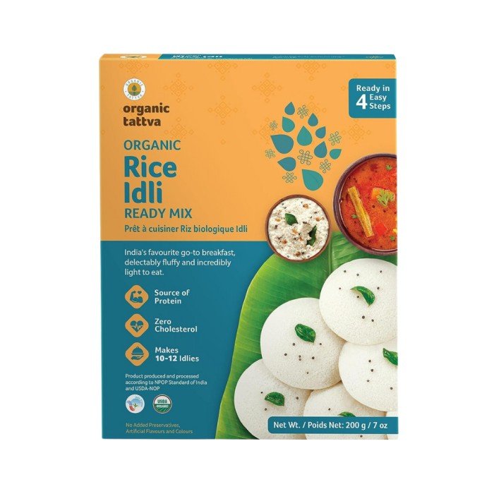 Organic Tattva Rice Idli Ready Mix