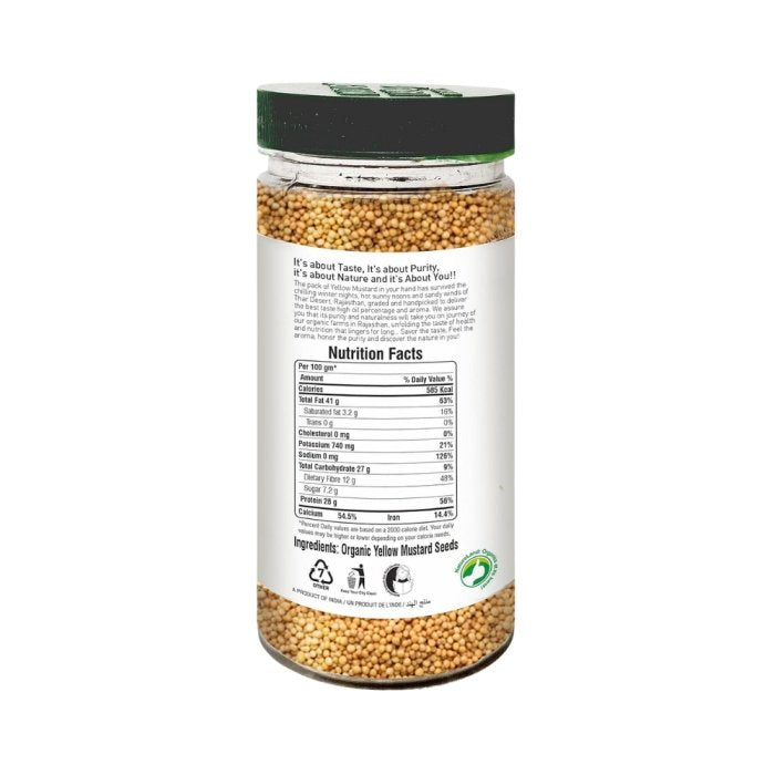 Natureland Organics Mustard Yellow Seeds