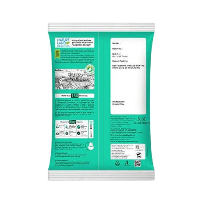 Natureland Organics Regular Basmati Rice