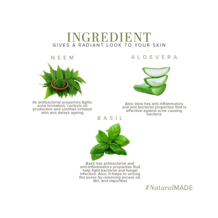 Khadi Naturals Aloe Neem & Basil Facial Massage Gel