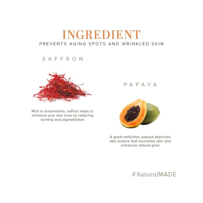 Khadi Naturals Anti-Wrinkle Cream Saffron & Papaya