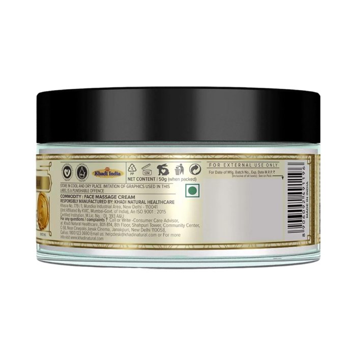 Khadi Naturals Face Gold Massage Cream