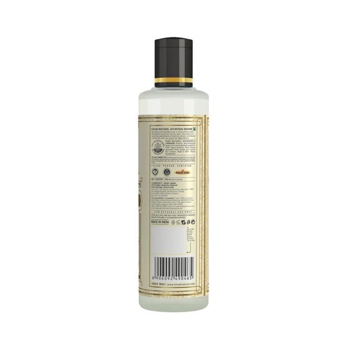 Khadi Naturals Green Tea & Mint Bodywash (SLS & Paraben Free)