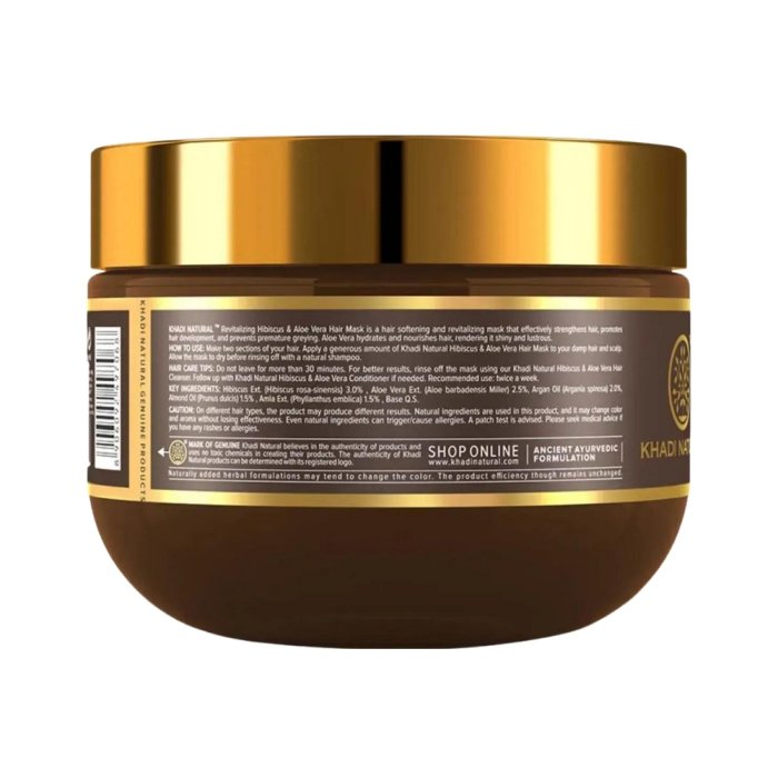 Khadi Naturals Hibiscus & Aloevera Hair Mask