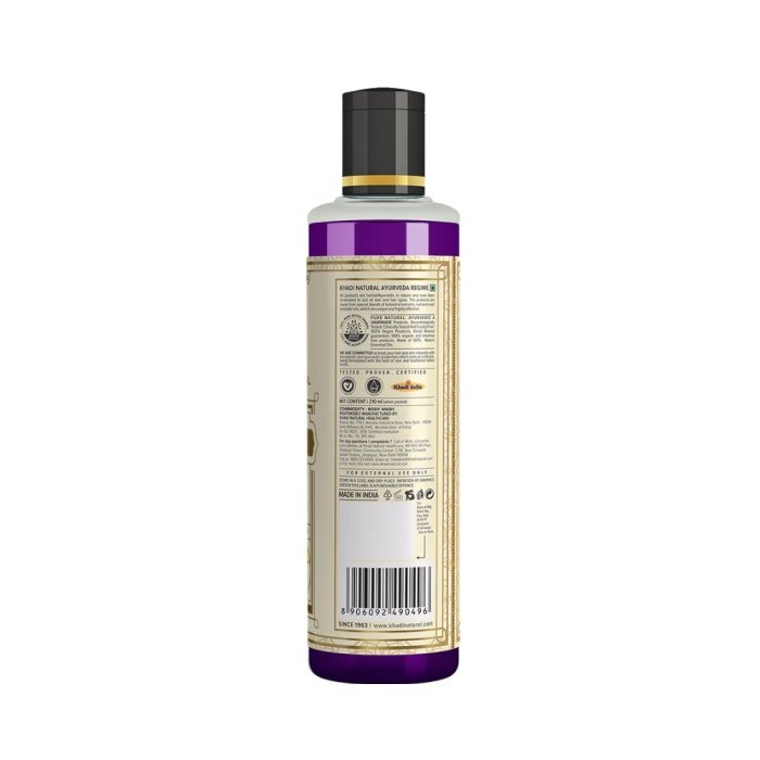 Khadi Naturals Lavender & Ylang Ylang Bodywash (SLS & Paraben Free)