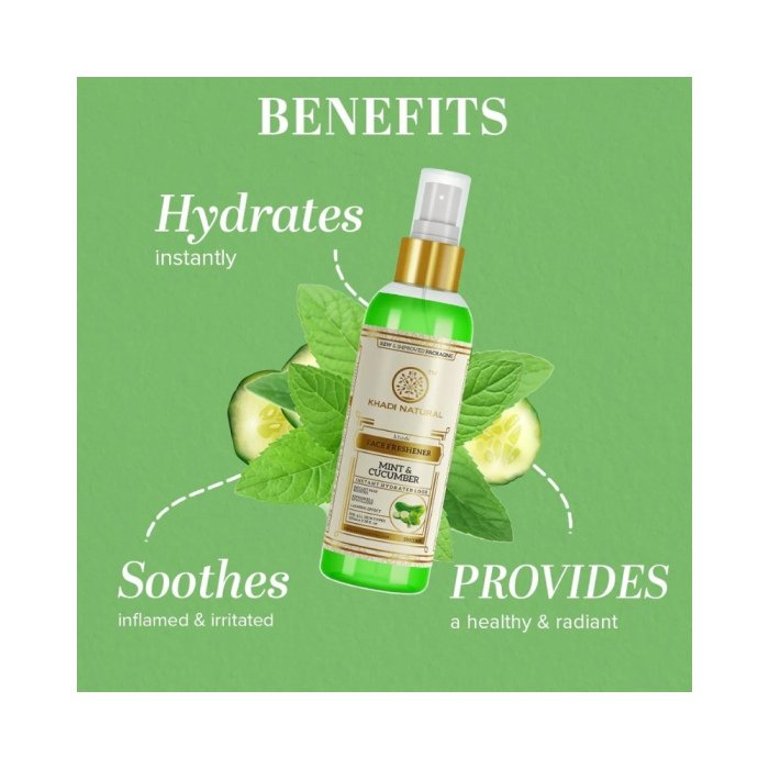 Khadi Naturals Mint & Cucumber Face Spray
