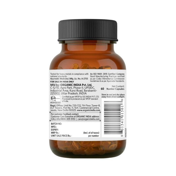 Organic India Osteosteal - Bone Support Capsule