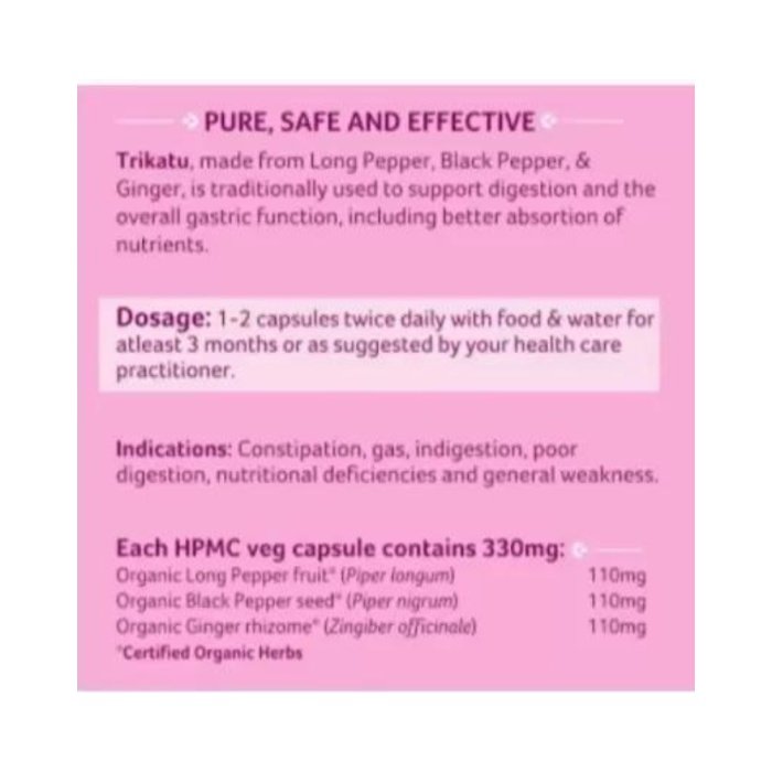 Organic India Trikatu Capsule