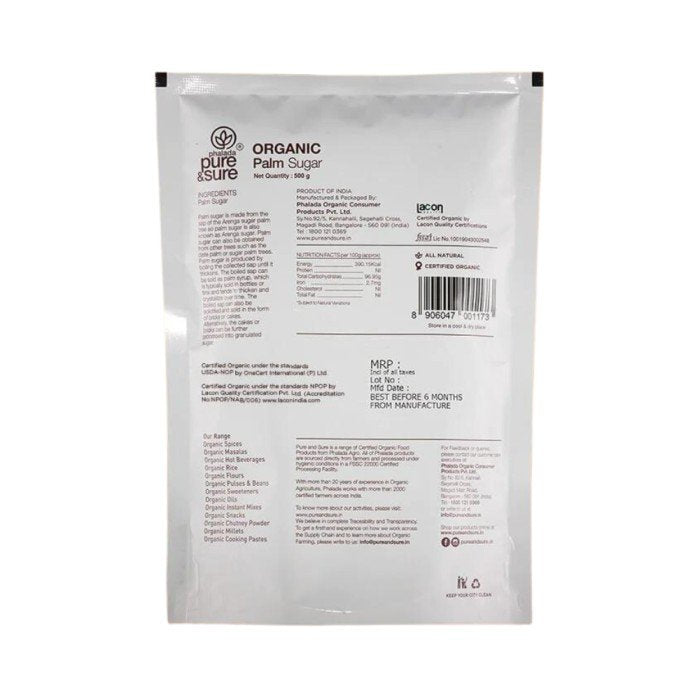 Pure & Sure Palm Sugar