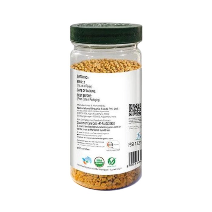Natureland Organics Fenugreek (Methi Seeds)